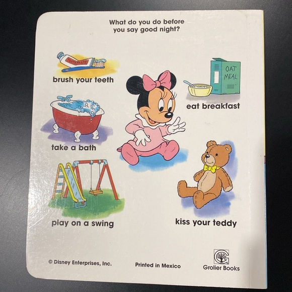 Disney: Baby Minnie’s Busy Day - Hardcover Children’s Board Book - Picture 2 of 8